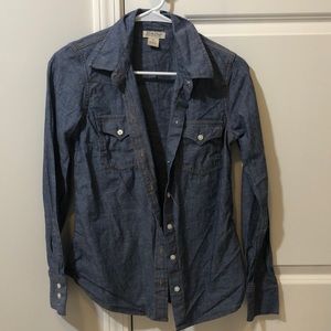 lucky brand denim button down